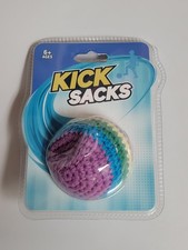 Kick Sacks Crocheted Footbag / Hacky Sack 2026 Brand New Factory Sealed USA