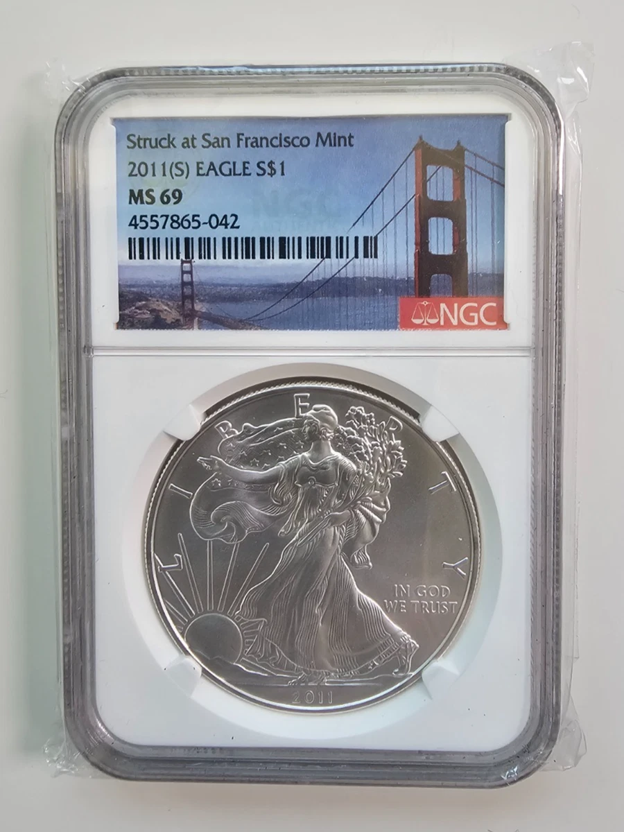 American Eagle MS 69 Graded 2011 Silver Bullion Coins for sale | eBay