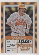 2017 Contenders Draft Picks Season Variation Fame Ticket 5/5 Nick Senzel #15 1c1