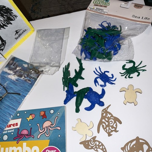 SEAWORLD REUSABLE BAG,BUNDLE NECKLACE, Plastic Wild Animals , POUCH,PLUS MORE - Picture 10 of 20