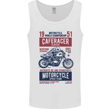 Biker Cafe Racer 1951 Motorbike Motorcycle Mens Vest Tank Top