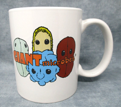 Giant Microbes Coffee Cup Mug 12oz Germs Bacteria Virus Kitsch Cute