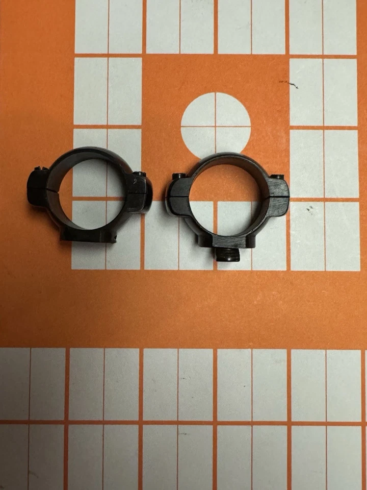 Redfield 1”-64 Low Rings, Military Sniper Rings From Vietnam Era.  - Image 2 of 4