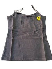 32006040122 TOP DONNA FERRARI NERO TG.M