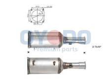 Oyodo DPF Rußpartikelfilter Dieselpartikelfilter 20N0083-OYO für FIAT ULYSSE JTD
