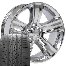 20 Rims Tires Fit Dodge Ram Chrome Wheels Gy Tires 2453