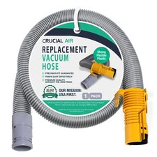 Crucial Vacuum Hose for Dyson DC07 All Floors Silver/Yellow Compatible 904125-51