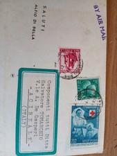 Indian 50th Anniversary Red Cross Stamps On Postcard 