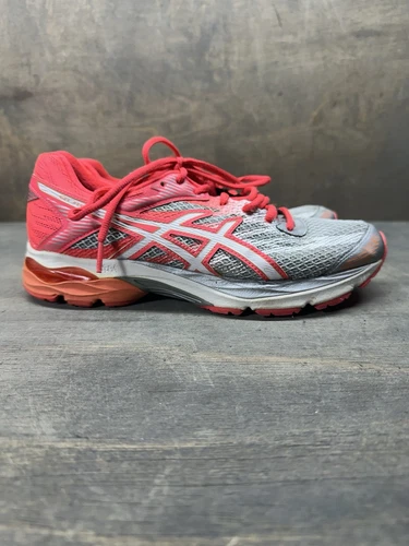 Scarpe sneakers da corsa ASICS T764N Gel Flux 4 grigio rosa donna taglia 8 5