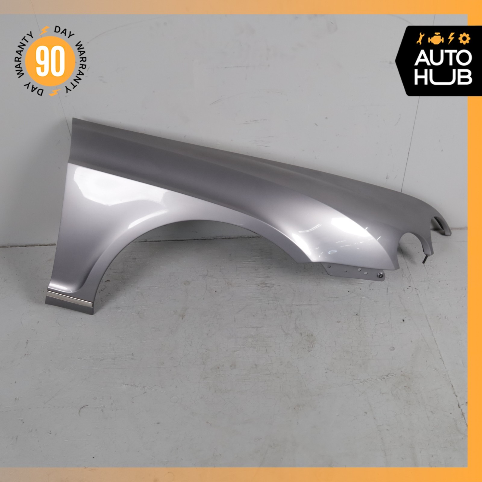 03-11 Bentley Continental GT GTC Right Passenger Side Fender Assembly Silver OEM