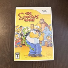 Electronic Arts The Simpsons Game Nintendo Wii CIB Manual T NTSC-U/C 2007