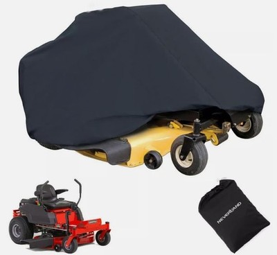 Large Zero Turn Lawn Mower Cover Waterproof Rainproof Protector for Push Mowers