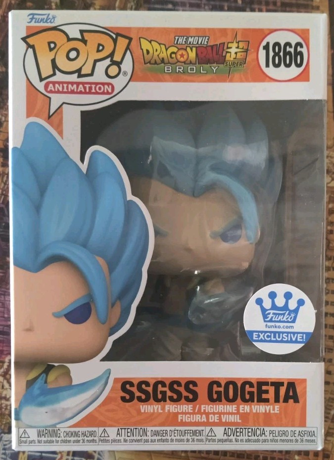 SSGSS Gogeta Funko Pop Dragon Ball Z Super Broly Exclusive IN HAND