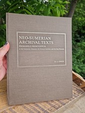 Neo-Sumerian Archival Texts: Primarily from Nippur DI Owen HC Eisenbrauns