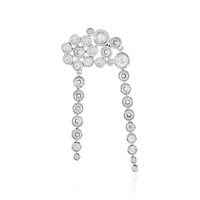 Cavill SilberanhäNger Damen 925 Sterlingsilber Zirkon 3,99Ct Wolkenform