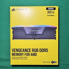 Corsair Vengeance RGB DDR5 RAM 32GB (2x16GB) 6000MHz CL36-44-44-96