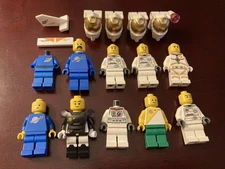 Lot of LEGO Astronaut Space Travel Exploration Mission Minifigure Classic