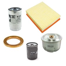 Aftermarket Air Oil Fuel Filter Service Kit suits Land Rover Defender Discovery 