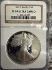 1992-S American Eagle PF69 Ultra Cameo Beautiful Amazing Luster Encapsulated