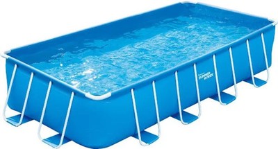 Summer Waves Frame Pool 488 x 244 x 107 cm  Aufstellpool