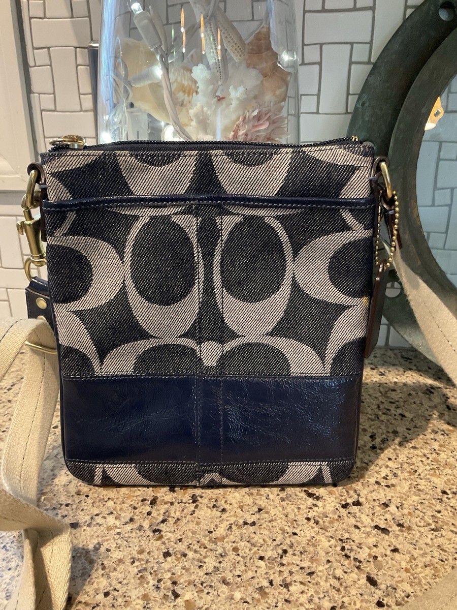 COACH Vintage DENIM Crossbody Bag 41722 | eBay