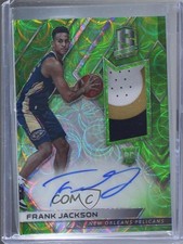 2017 Panini Spectra Rookie Jersey Neon Green Prizm 40/49 Frank Jackson Auto pm6