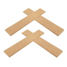  4 Pcs Self Adhesive Cork Board Self-adhesive Sheets Bulletin Strips for Wall