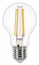 Clear 4.2w LED Dusk Till Dawn Sensor Light Bulb Non Dimmable 2700K E27 470lm