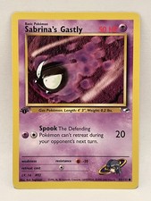 Sabrina's Gastly 93/132 1st Edition Gym Heroes NM/MINT on eBay