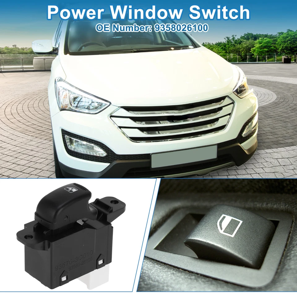 Passenger Side Power Window Switch for Hyundai Santa Fe 2002-2006 No.9358026100 - image 2 of 4