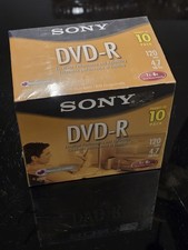 Sony AccuCORE DVD-R 10 Pack 120 Min 4.7 GB Recordable Media Blank Disc NEW