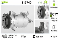 Kompressor Klimaanlage VALEO RE-GEN - AT 813740 +102.34€ Pfand für CITROËN FORD