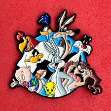Pin Badge Anstecker Looney Tunes, Bugs Bunny, Taz, Duffy Duck, Sylvester, Tweety