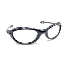 Oakley XS Five Shiny Black Oval Sunglasses Frames 125 USA Sports Kids Youth