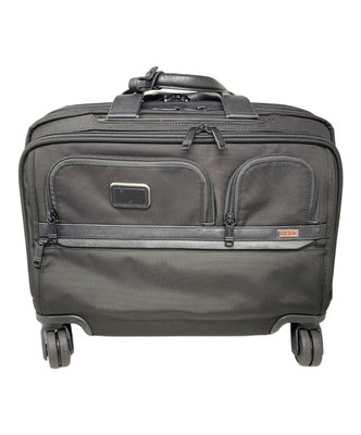 TUMI TUMI Deluxe 4 Wheel Laptop Case Brief 2603627D3 black