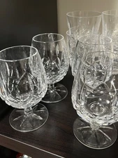 WATERFORD CRYSTAL LISMORE BRANDY SNIFTER SET OF 4
