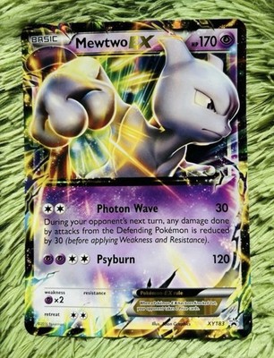 Pokémon Mewtwo EX Full Art Promo Holo XY183 GIANT CARD 2016