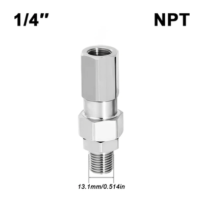 #ad 3 8′′amp;1 4′′ NPT High Pressure Washer Swivel Joint 4500 PSI 360 Degree Rotation C $14.01
