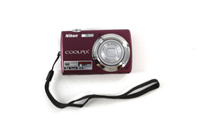 Nikon Coolpix S220 In Plum Color 10 MP With Battery, No Charger