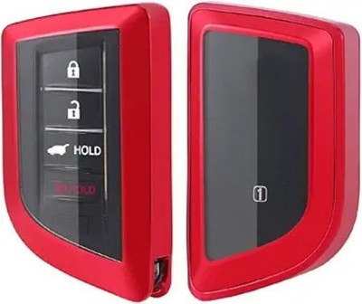 TPU Protector Key Fob Cover Case fit for 2022 Keyless Entry Remote  Color: Red