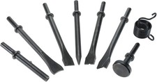 8pcs Air Hammer Chisel Set Heavy Duty Pneumatic Chisels With 0.401 Shank