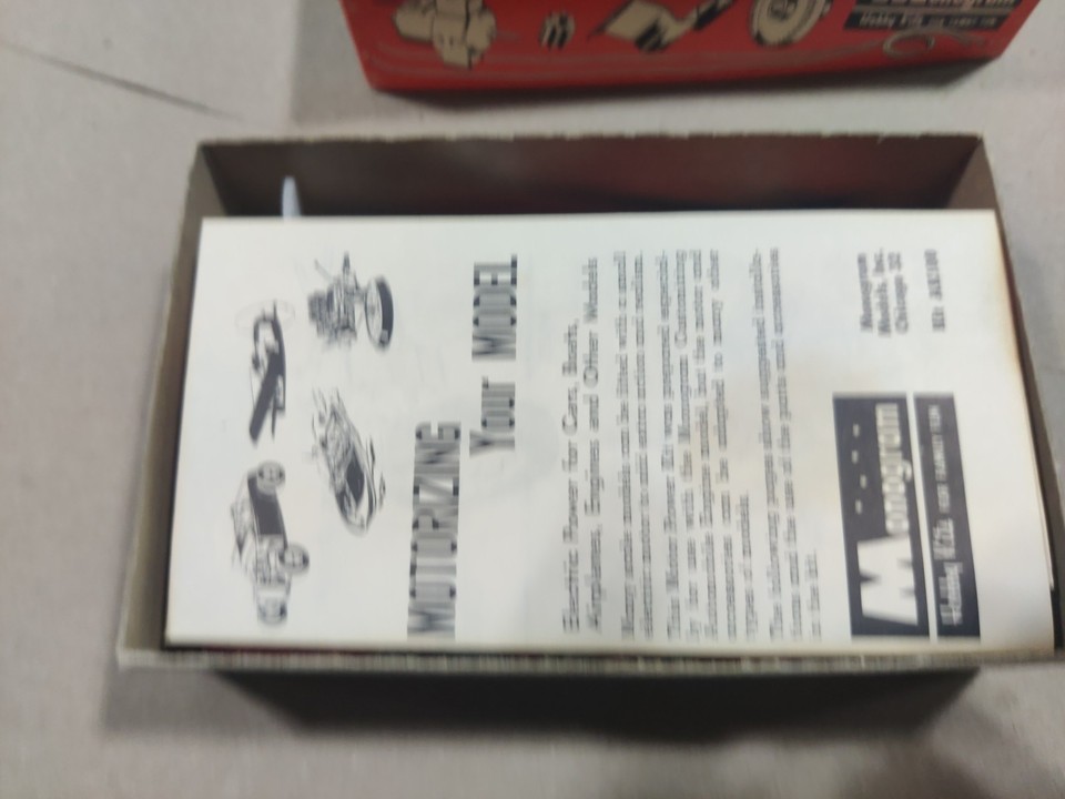 Rare Vintage, Monogram Electric Motor Power Kit + Accessories, AK100/98 ...