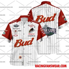Dale Earnhardt Jr Nascar Racing 2001 Budweiser Uniform Apparel Clothes Hawaiian