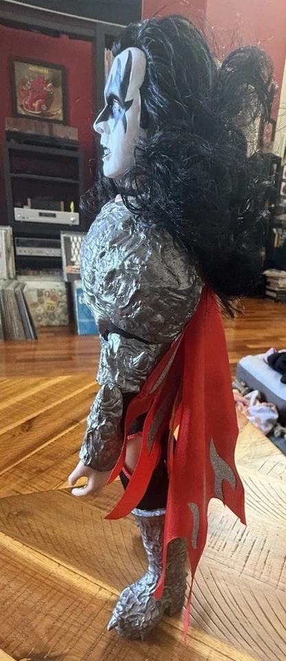 KISS Gene Simmons Figures toy co Mego 12 Inch (1:6) Figure Dynasty Costume - Image 4 of 4