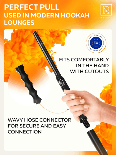 Black Hookah Silicone Hose - Picture 3 of 6