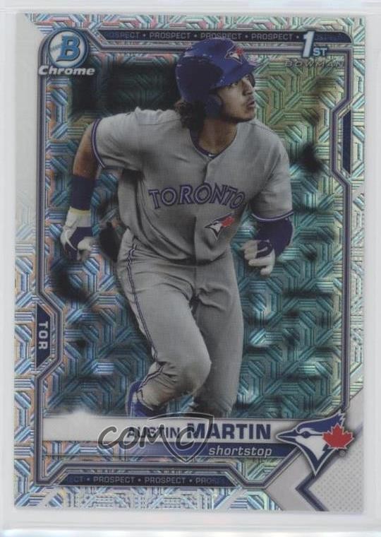 2021 Bowman Chrome Prospects Mega Box Mojo Refractor Austin Martin #BCP-87 0f72