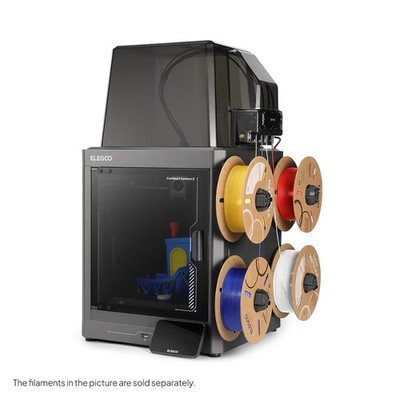 ELEGOO Centauri Carbon 2 Combo 3D Drucker Mehrfarbig, 500mm/s, 350°C, 256mm