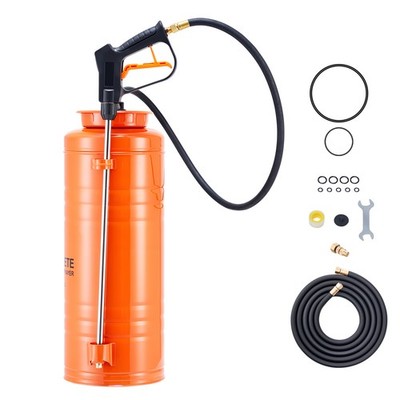 Uimoso 3.5 Gal Stainless Steel Hand Pump Industrial Sprayer with Durable Build