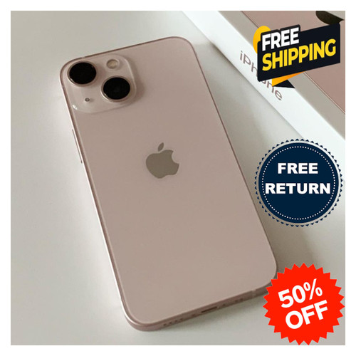 Apple iPhone 13 512GB/128GB - Unlocked, Midnight Black, Blue, Pink, Green, Red