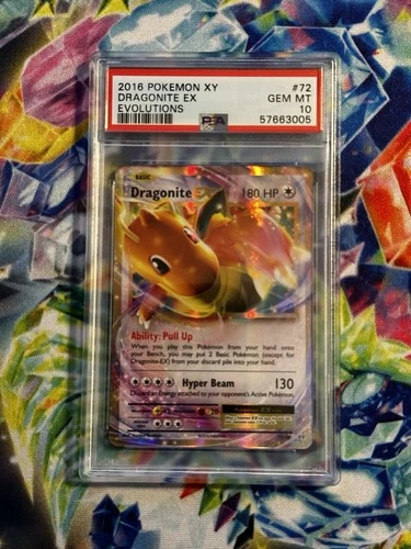 Pokemon Dragonite EX XY Evolutions #72 PSA 10